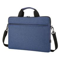 New Shockproof Laptop Sleeve Case Large Capacity Business Shoulder Bag Fashion Ultra Thin Laptop Handbag 13.3 inch tamsiai mėlyna spalva