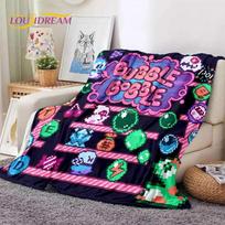 Cartoon Bubble Bobble Puzzle Bobble Retro Game Soft Flannel Blanket for Beds Bedroom Sofa Picnic,Throw Blanket Outdoors Leisure 75x90cm