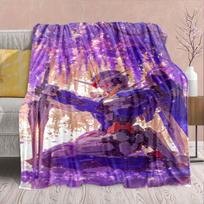 Gundam Anime Flannel Blanket - Soft Warm Perfect for Sofa, Bedding Camping Travel Office Home Decor 75x90cm