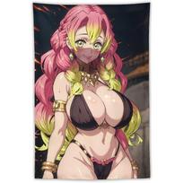 Tapestry anime girl on the wall sexy 75x100 juoda