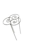 Metal Plant Support Stakes Spiral Design for Garden Flower Bed and Outdoor Potted Plant Stabilization Stand Holder One Size