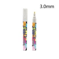 Erasable White Liquid Chalk Marker Pen for LED Board Glass Meatal 1/3/6/10/15mm Oily