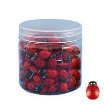 50pcs thumbtack ,Colorful Pushpin Thumb Tacks Steel Push Pins for Cork raudona