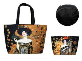 Torba Na Ramię Eko Materiałowa Gustav Klimt Malarstwo Zakupy Prezent