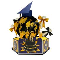 New Pop Up Happy Graduation Card Foldable 3D Congrats Grad Card Best Wishes Greeting Card Gift