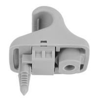 Portable 2 Piece Sun Visor Retainer Clip Sun Visor Fastener Gray Plastic For Hyundai Elantra MD Veloster ACCENT I30 Elantra 8523 pilka spalva