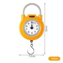 10kg Digital Kitchen Scale 0.1g Precision Stainless Steel Hook Portable Easy Clean Baking Cooking Travel Food Scale geltona