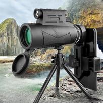 Šaltinio gamyklinis monokulinis teleskopas 12 × 50 didelės raiškos visos optinis teleskopas su lazerine lempa apšvietimui