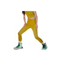 Adidas X Stella McCartney Collaboration Solid Color Elastic Waist Slim Fit Leggings Women Leggings Yellow IT8229 M