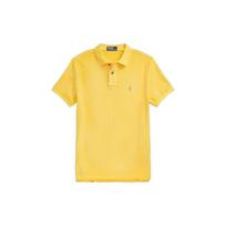 Polo Ralph Lauren SS23 Solid Logo Print Short Sleeve Polo Shirt Men tops Yellow MNPOKNI1N822268-700 M