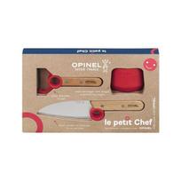 Opinel Le petit chef rinkinys (peilis, peiliukas, pirštų apsauga)
