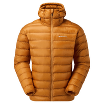 Montane vyriška Pūkinė striukė su gobtuvu Alpine 850 Lite - M / Black