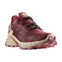 SALOMON batai Supercross 4 GTX W tamsiai raudoni / smėlio spalvos - 265