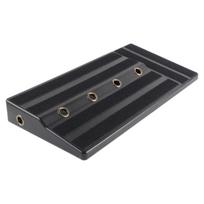 Sturdy Guitar Pedalboard Case Guitar Effects Pedal Board Guitar Pedal Accessories Guitar Pedal Panel with Sticking Tape juoda