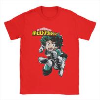 Mano Herojų Akademija Deku Marškinėliai Unisex 100% Medvilnė Viršutiniai Drabužiai Juokingi Apvalus Kaklas Trumpomis Rankovėmis S