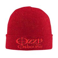 Ozzy Osbourne'o logotipo megzta kepurė, beanie, žieminė kepurė, šilta unisex hiphopo kepuraitė, vyrams ir moterims, dovanos. One Size