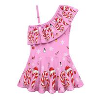 20762 Kids Girls Steal a Brainrot 67 Print One-piece Swimsuit Swimwear 100cm