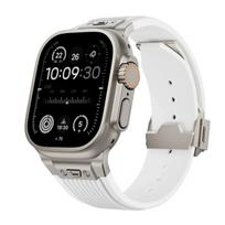Luxury Strap for Apple Watch Strap Ultra 3 49mm 46mm 45mm 44 42mm Soft Silicone Bracelet for IWatch Series11 10 9 8 7 6 5 4 SE 3 Series 321 42mm