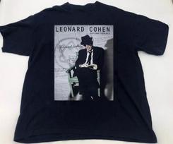 Leonard Cohen Old Ideas Tour T-Shirt Unisex Cotton Classic Tee All Sizes Unisex T-Shirt S