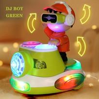 Šokinėjantis DJ berniukas Muzikiniai žaislai kūdikiams Žaislas pilvukui Žaislas mažiems vaikams Ankstyvojo ugdymo muzikos žaislas Sensorinis gimtadienio dovana berniukams mergaitėms žalia