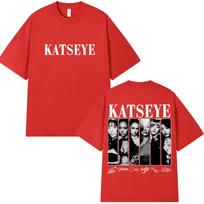 Kpop Katseye Graphic T Shirt 90s Vintage Fashion Men Women Short Sleeve Cotton Oversized ONeck TShirts Streetwear Fans Gifts S