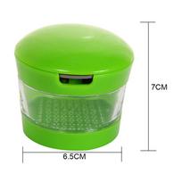 Manual Garlic Presses Chopper Stainless Steel Press Type Garlic Mincer Mini Vegetable Garlic Masher Cutter Kitchen Accessories žalia