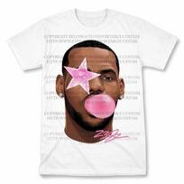 LeBron James Bubble Gum Graphic T shirt Vintage Style Basketball Fan Tee 3XL