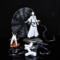 Bleach White Ichigo Gk Statue Thousand-Year Blood War Rotating Sword Boxed Anime Action Figure Model Designed For Anime Fans Collection