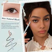 Flower Knows Bunny Garden Smooth Long-Lasting Waterproof Gel Eyeliner Pencil - Smudge-Proof Natural Daily Makeup for Eyes