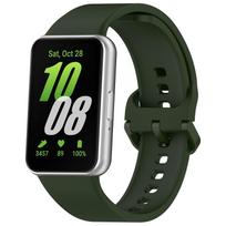 Sport Silicone Strap for Samsung Galaxy Fit 3 Band Smartwatch Rubber Bracelet Correa for Samsung Galaxy Fit3 Straps Accessories for Galaxy Fit 3 armijos žalia spalva