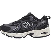 New Balance NB 530 Cushioning, Wear Resistant Low top Kids Lifestyle Shoes Black Kids' PZ530BMT 30