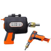 Multiple Bits Ratchet Screwdriver Set Ratchet Mechanism Smooth Rotation Adjustable Angle Screwdriver Labor-Saving Design oranžinė