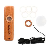 Wooden Kazoo Film Kazoos Accompaniment With Ukulele Guitar Violin Portable Musical Instrument for Kids Christmas Gifts