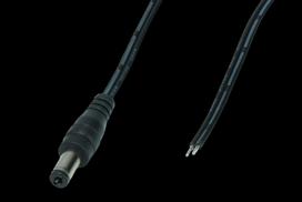 Kabel Przewód Zasilający Dc Wtyk Prosty 2.1/5.5Mm 3M Do Kamer Taśm Led