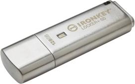 KINGSTON IronKey Locker+ 50 128GB USB 3.2 Gen 1 flash drive with encryption (IKLP50/128GB)