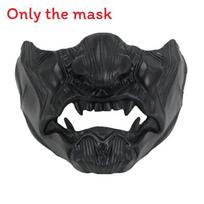 Ghost Of Tsushima Mask Halloween Prop Resin Viper Design For Halloween And Christmas Island Spirit Mask