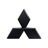 1 vnt. ABS automobilio vairo centrinės emblemos lipdukas, skirtas Mitsubishi Outlander Lancer ASX Mirage Xpander Pajero Sport Attrage V80 juoda