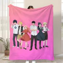 WITCH WATCH Throw Kid-Friendly Flannel Throw Blanket Soft Warm Anti-Static Washable All Season 75x90cm