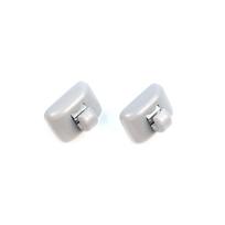 BDP1655-1 2 Pieces Sun Visor Shade Holder Hook Clips Gray Color for  A1 A3 A4 B7 B8 B9 A5 A6 C6 Q2 Q3 Q5 TT Seat Exeo