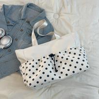 Women Polka Dot Tote Bag Spring Large Capacity Casual Underarm Casual and Simple Shoulder Bag High Appearance Commuting Bag balta