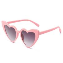 Vintage Pose Love Sun Glasses Summer Travel Sun Protection Female Stylish Big Face Thin Eyeglasses Professional Vision Correction