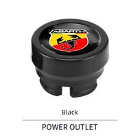 Car Cigarette Lighter Cover DustProof Decoration Cap For Fiat Abarth Argo Croma Albea Uno Tipo Palio Viaggio 500 Ducato Pondo FR juoda