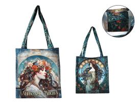 Torba Na Ramię Materiałowa Alfons Mucha Carmani Miejska Na Zakupy Art