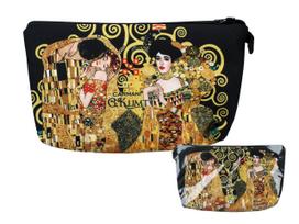 Kosmetyczka Damska Etui Na Kosmetyki Gustav Klimt Kolaż Sztuka Carmani