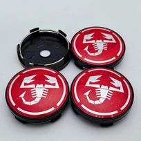 4pcs Scorpion Logo Emblem Badge Car Wheel Center Caps 60MM 56MM Car Wheels Hub Cap Rim Hubcaps Cover Replace Styling Accessories Scorpion Badge&60MM&4pcs T60 Wheel Cap