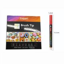 12/24/36/48 Color Soft Brush Nib Water-Based Acrylic Marker Pen Set Hand Drawn DIY Painting Coloring Watercolor Pen Art Supplies