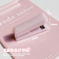 1pcs Stapler, student office stationery, hand-held labor-saving stapler, multifunctional portable stapler