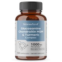 Glucosamine Chondroitin Msm And Turmeric Complex, Vitamin C, 120 Capsules Per Bottle 120 Capsules