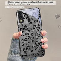 Abstract leopard print For Samsung Galaxy A30 A31 A32 A33 A34 A35 A42 A30s A20 A25 A26 A51 A56 A54 A72 A73 A70 Glass Phone Case Galaxy A20