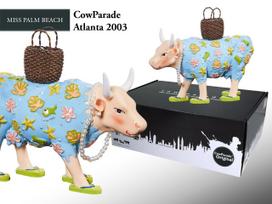 Figūrėlė Karvė Cowparade Miss Palm Beach Kolekcinė Lynn Weisbach 20cm